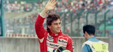 Ayrton Senna. Foto: AFP