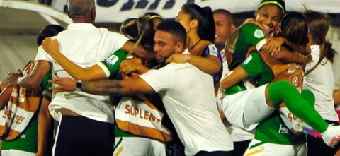 Gissela Pino fue la anotadora del gol de la victoria - VizzorImage / Jesús Rico