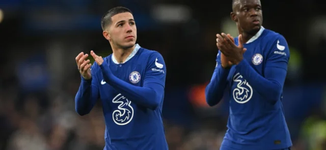 Enzo Fernández y Denis Zakaria - Foto: AFP