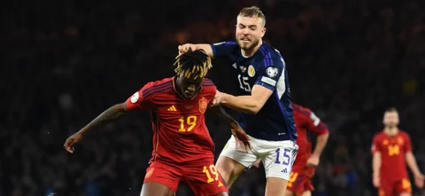 Escocia vs. España - Foto: AFP