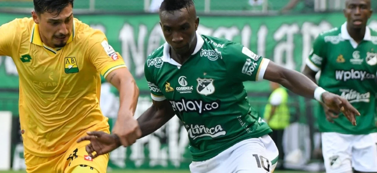 Cali y Bucaramanga empataron 1-1. Foto: VizzorImage / Gabriel Aponte