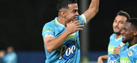 Huila le gana 2-1 a Jaguares. Foto: VizzorImage / Andres Felipe Lopez