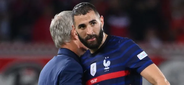 Didier Deschamps Y Karim Benzema - Foto: AFP