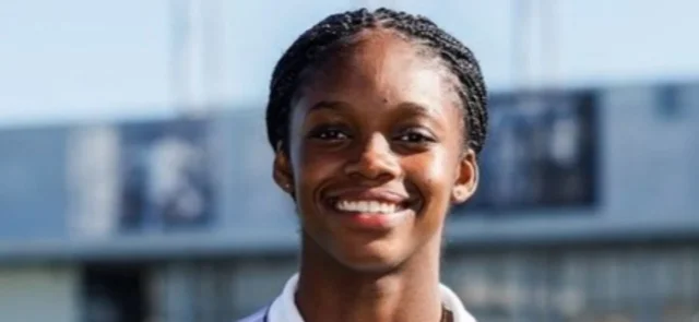 Linda Caicedo desde el calentamiento fue sensación con Real Madrid. / Foto: Instagram Real Madrid Femenino.
