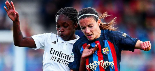 Linda Caicedo jugó 70 minutos en el derbi Real Madrid vs. Barcelona. / Foto: Twitter Real Madrid Fem.