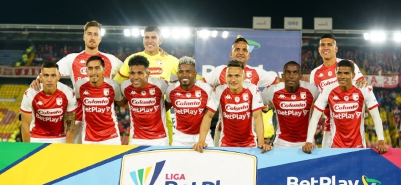 Santa Fe recibe a Cali en la fecha 2 de la Liga BetPlay. / Foto: VizzorImage - Andres Rot