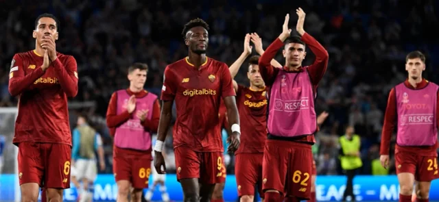 Roma vs. Real Sociedad - Foto: AFP