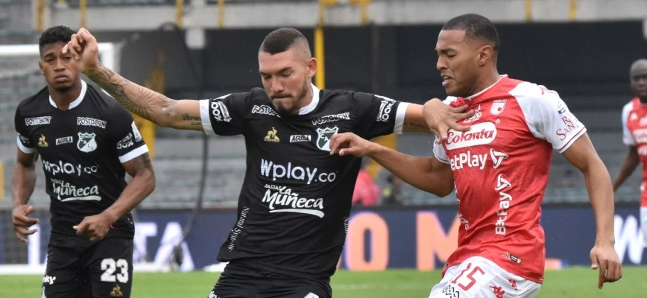 Santa Fe vs. Cali. Foto: VizzorImage / Felipe Caicedo