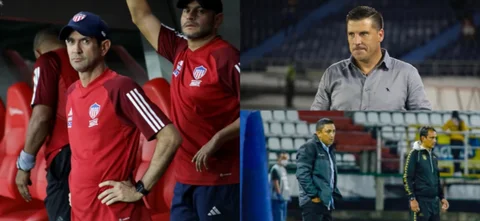 Técnicos colombianos y su prematura salida de la Liga BetPlay. / Fotos: Vizzorimage.