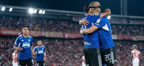 David Mackalister Silva fue el hombre de los goles en el clásico. / Foto: Twitter MillosFCOficial.