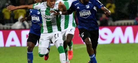 Empate entre Nacional y Millonarios | Foto: VizzorImage / Luis Benavides