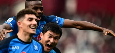 Nápoli sigue su camino imparable hacia el 'Scudetto' / AFP