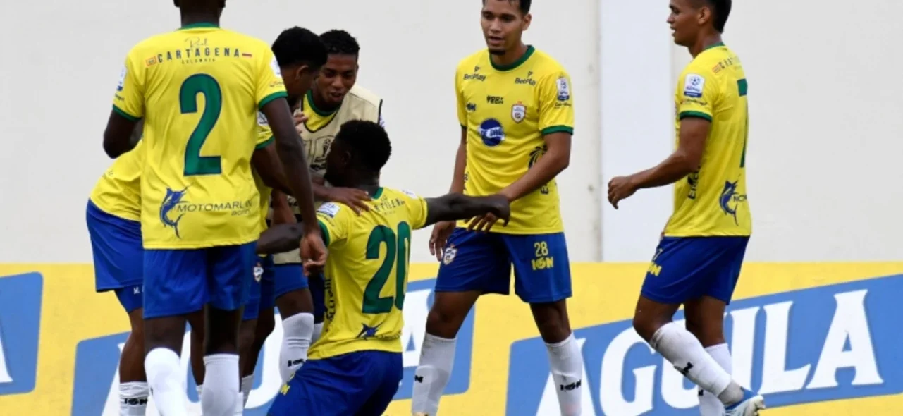 Real Cartagena se llevó la victoria 1-3 sobre Cortuluá - VizzorImage / Oswaldo Paez