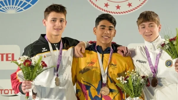 Ángel Barajas habló por primera vez como campeón mundial de gimnasia