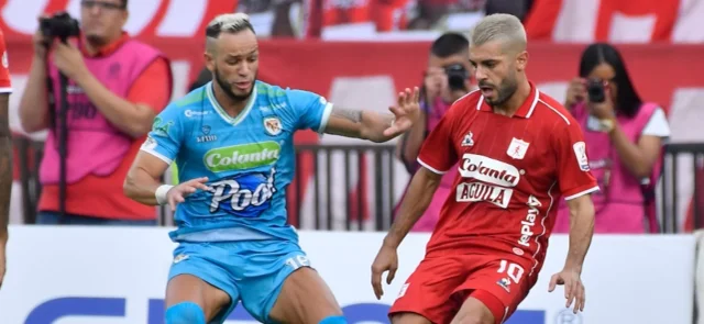 América de Cali cedió puntos en casa contra Jaguares. / Foto: VizzorImage - Gabriel Aponte