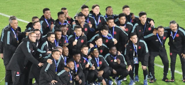 Selección Colombia Sub-20. Foto: VizzorImage / Luis Ramirez