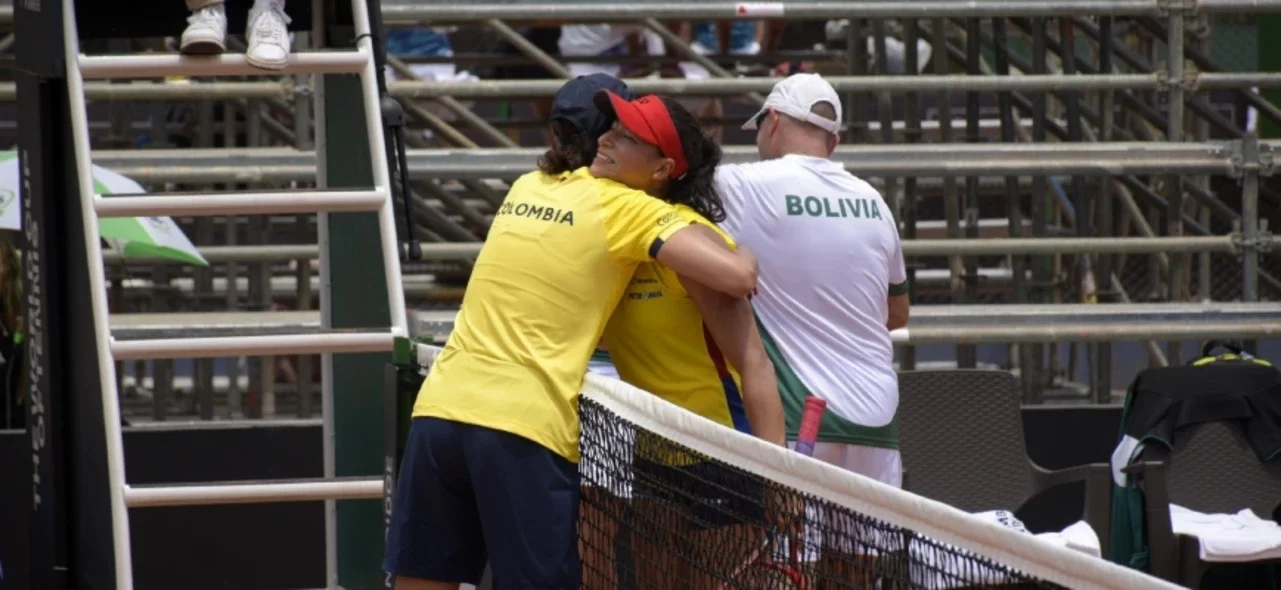 Colombia Billie Jean King Cup. Foto: Twitter/Fedecoltenis