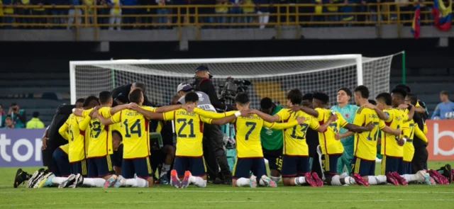 Selección Colombia Sub-20. Foto: VizzorImage / Samuel Norato