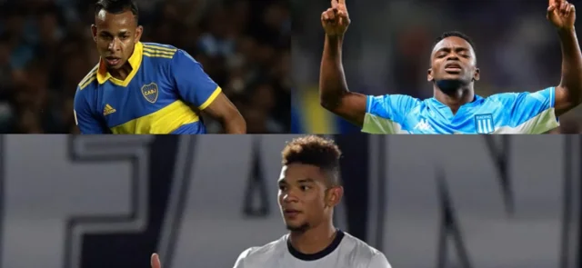 Mira cuáles son los futbolistas colombianos con mejor valor en el mercado de fichajes en Argentina. / Fotos: AFP.