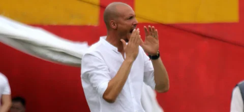 Declaraciones de DIM tras duelo contra Huila - VizzorImage / Jaime Moreno