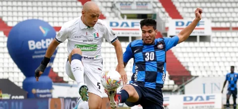Once Caldas empató con el gol de Dayro Moreno al minuto 79. / Foto: VizzorImage - John Jairo Bonilla