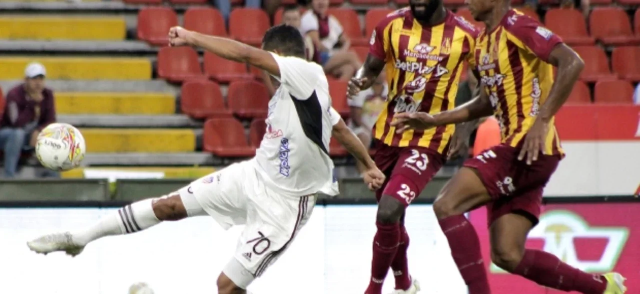 Así fue el gol de Junior contra Tolima. / Foto: Vizzorimage.