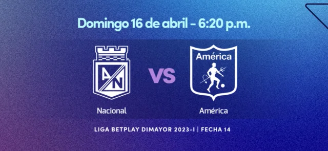Nacional recibe a América de Cali en una nueva edición de uno de los clásicos más importantes.