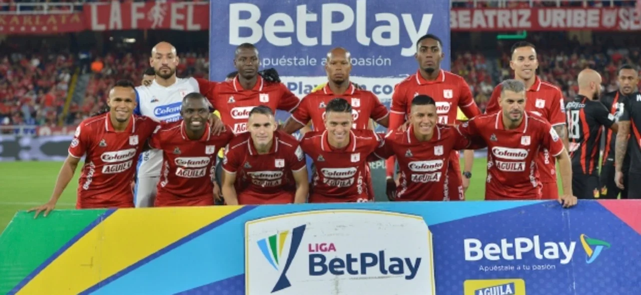 Esta fue la nueva acción de gol de América de Cali. / Foto: Vizzorimage.