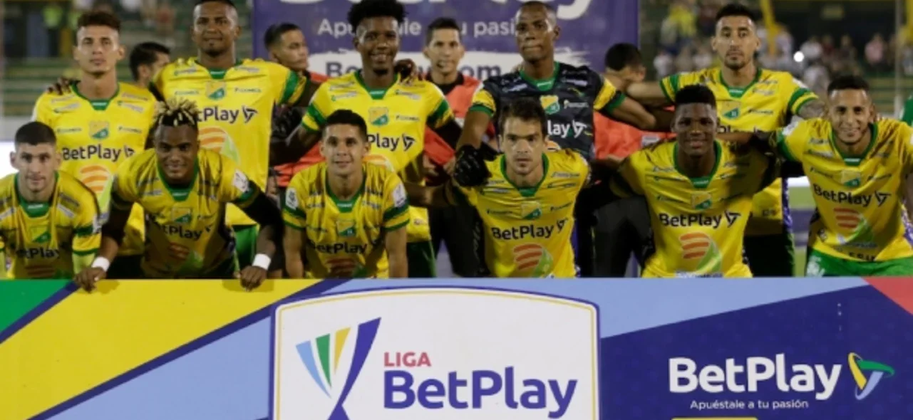 Opción de gol de Huila ante Millonarios. / Foto: Vizzorimage.