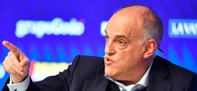 Javier Tebas. Foto: AFP