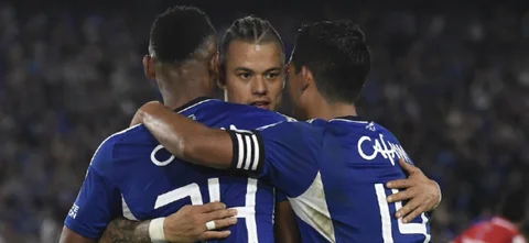 Millonarios ganó 4-3 contra América de Cali en la fecha 16. / Foto: VizzorImage - Luis Ramirez