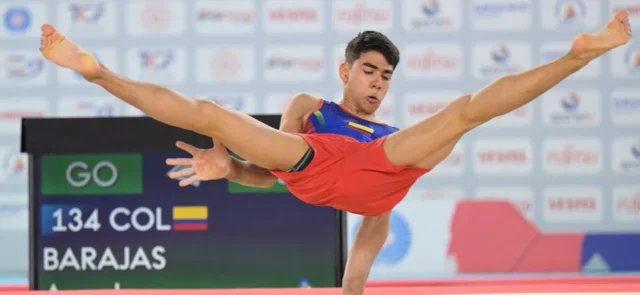 Ángel Barajas, promesa colombiana de la gimnasia / Foto: Federación Internacional de Gimnasia