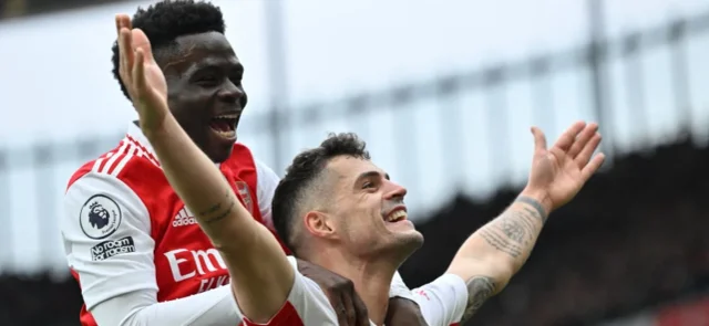 Arsenal resistió la presión y goleó / AFP