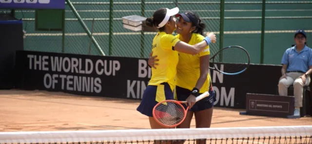 Colombia, cerca de los playoffs de la Billie Jean King Cup | Foto: @fedecoltenis