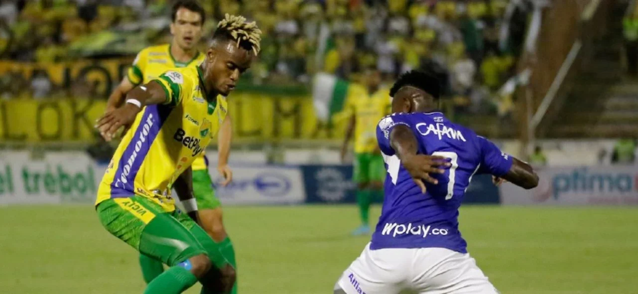 El líder Millonarios empató 1-1 en su visita a Atlético Huila | Foto: VizzorImage / Sergio Reyes