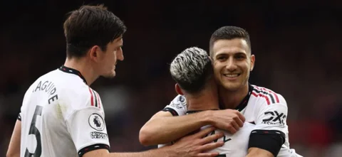 Antony firmó el primer gol de Manchester United / AFP