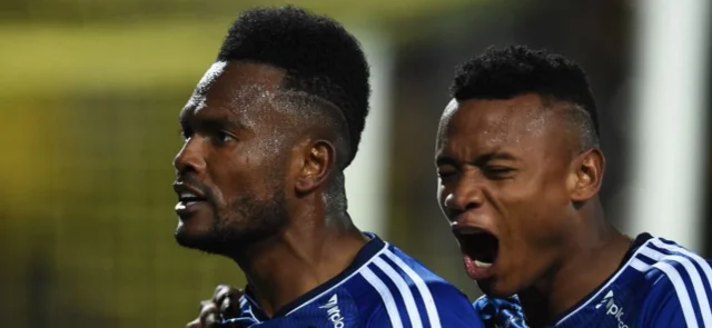 Elvis Perlaza y Oscar Cortés marcaron los goles del triunfo / AFP