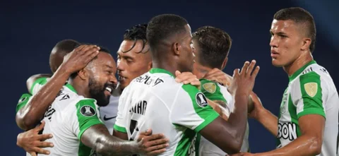 Atlético Nacional celebró en Barranquilla / AFP