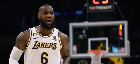 Lebron James en Los Angeles Lakers - AFP
