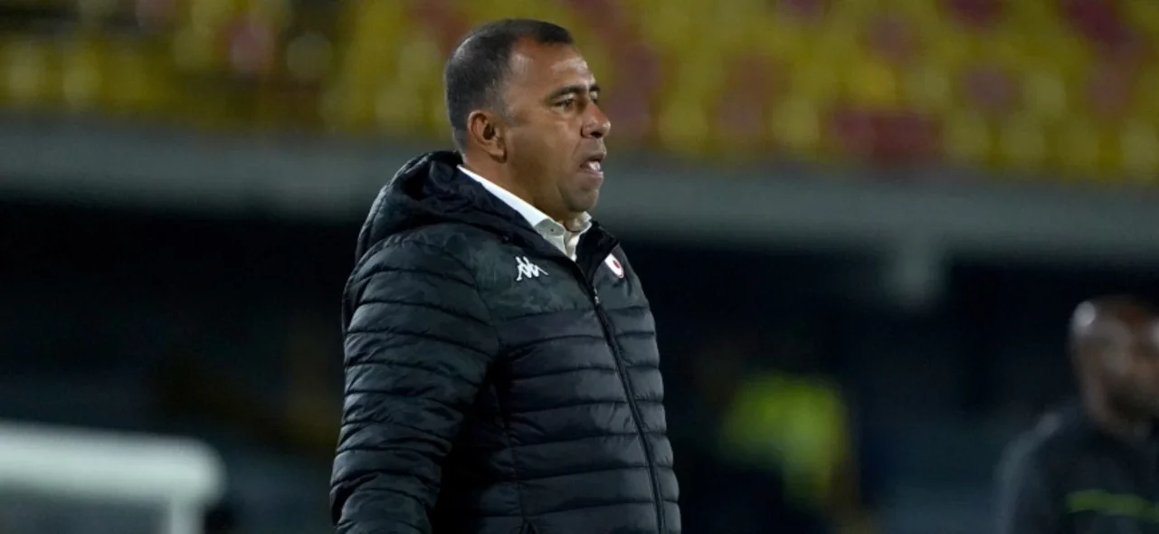 Harold Rivera - técnico Santa Fe - VizzorImage / Andres Rot