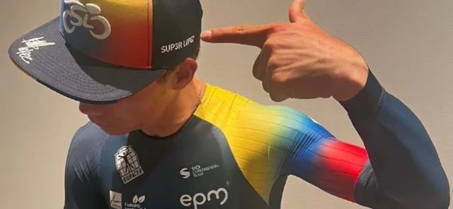 ’Supermán’ López estrenará su maillot de campeón nacional | Foto: @team_medellin