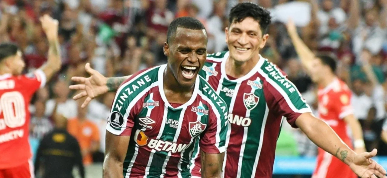 Germán Cano y Jhon Arias se llevaron los elogios en Sudamerica. / Foto: Twitter Fluminense.