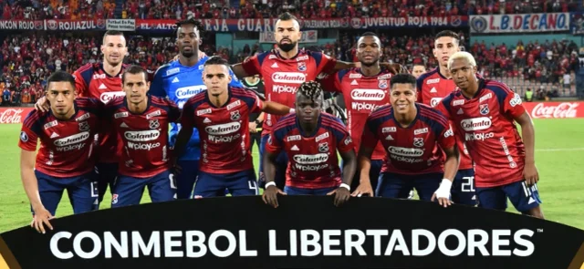 Medellín presentó a los convocados contra Nacional de Uruguay. / Foto: VizzorImage - Luis Benavides