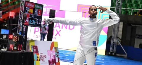 Grand Prix de Esgrima. Foto: Twitter/@FIE_fencing