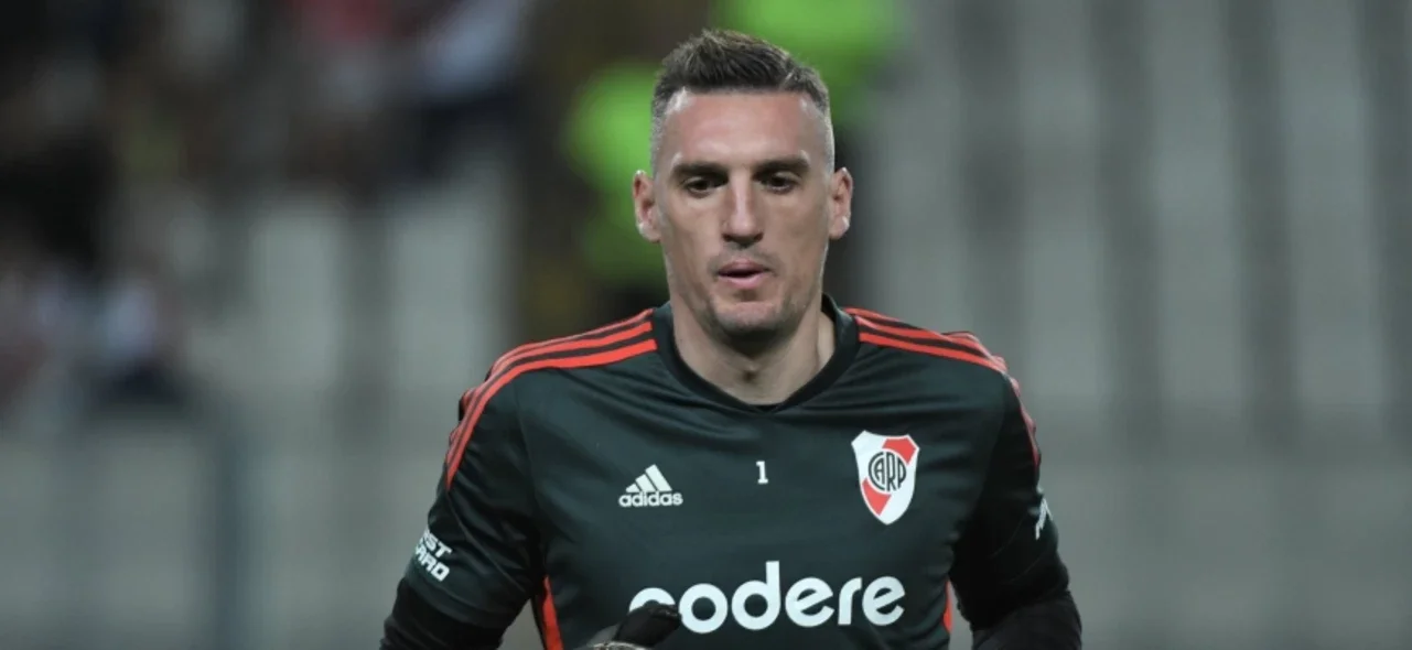 Franco Armani y los planes de un posible regreso a la Liga BetPlay en Colombia. / Foto: Twitter River Plate.