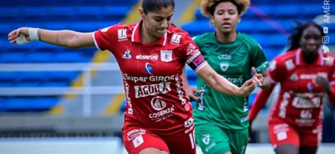 Así fueron los goles de la victoria de América Femenino sobre La Equidad. / Foto: Twitter América Femenino.