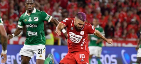 Iago Falque y su buen momento en América de Cali. / Foto: Vizzorimage.