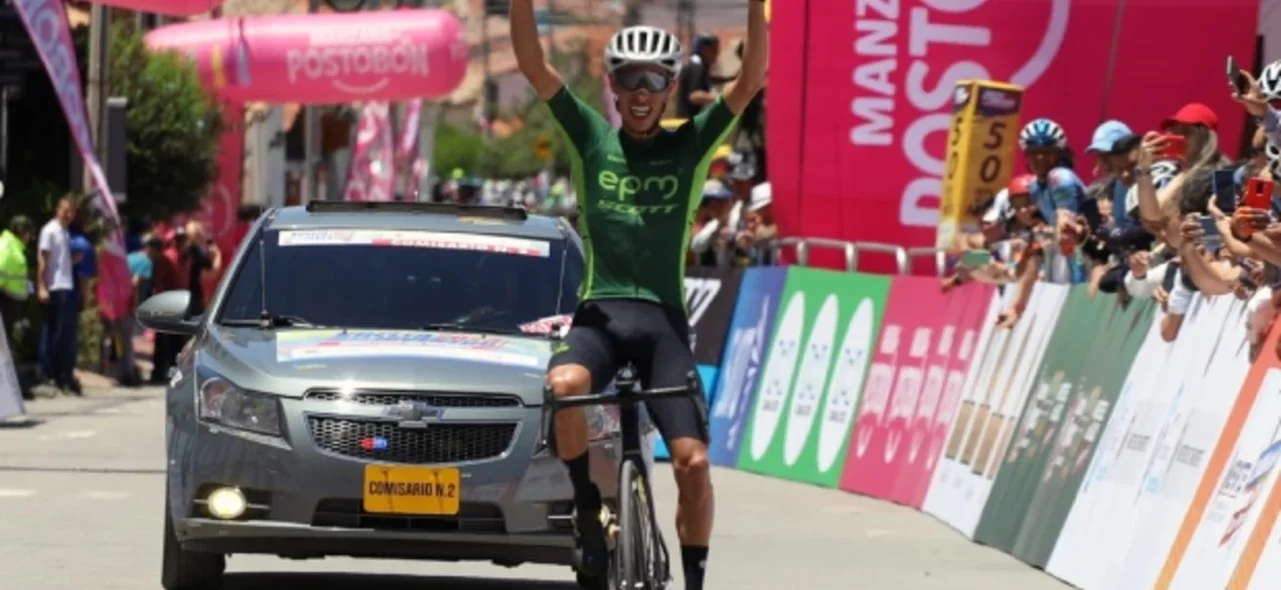 Jhonatan Chaves, ciclista del equipo EPM. / Foto: Fedeciclismo