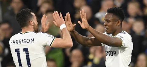 Luis Sinisterra a la espera de los cambios en Leeds tras la renuncia del director deportivo. / Foto: AFP.