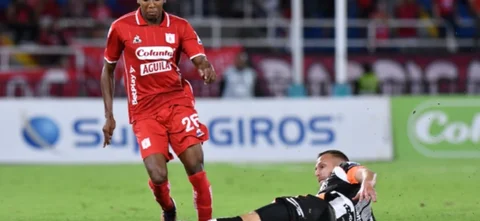 Así fue el gol no válido de Esneyder Mena en América de Cali. / Foto: Vizzorimage.